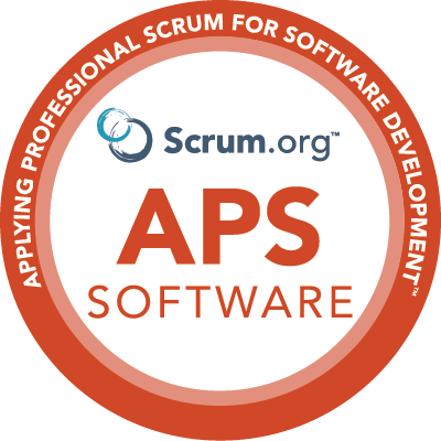 Applying Professional Scrum for Software Development Course Logo