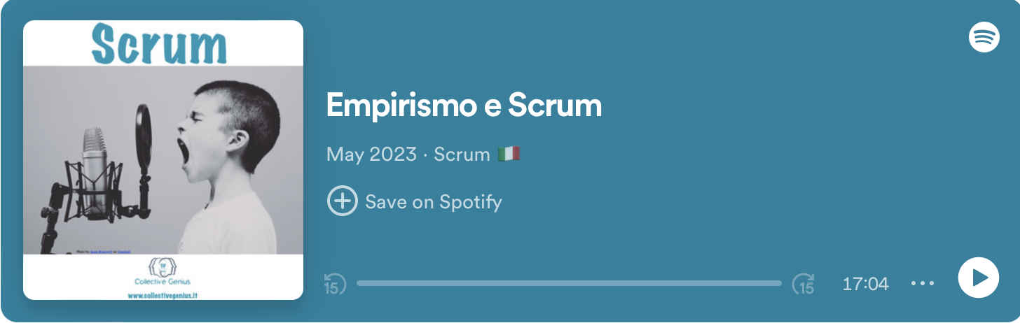 Empirismo e Scrum