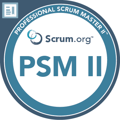 PSM II Certification badge