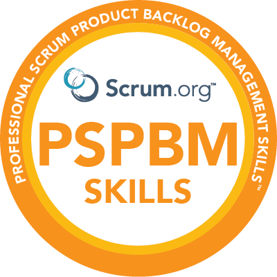 Professional Scrum Product Backlog Management Skills Course Logo