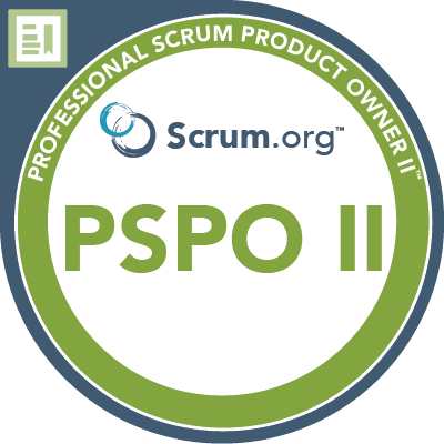 PSPO II Certification Badge